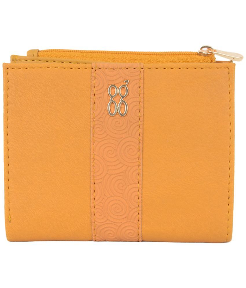     			Baggit Faux Leather Yellow Women's Bi Fold Wallet ( Pack of 1 )