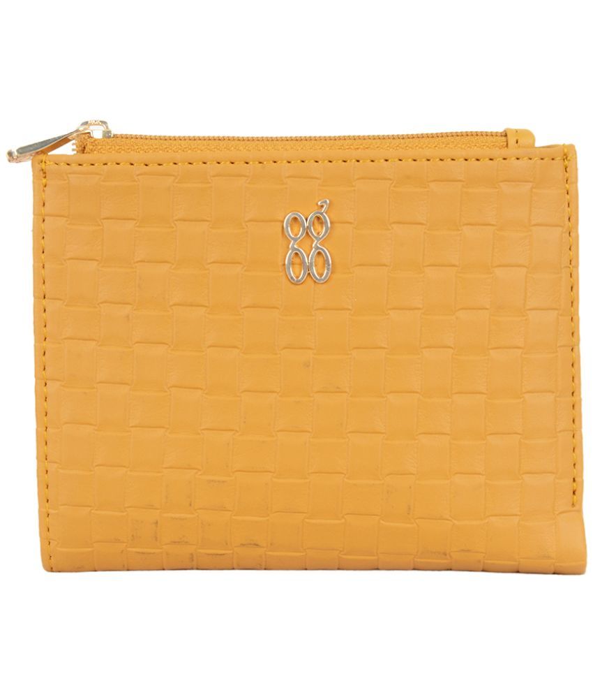     			Baggit Faux Leather Yellow Women's Bi Fold Wallet ( Pack of 1 )