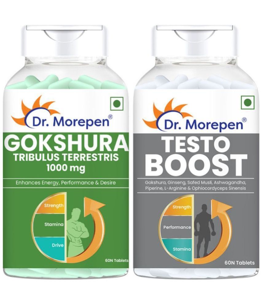     			Dr. Morepen Gokshura And Testo Boost For Men | Improves Men'S Performance & Strength