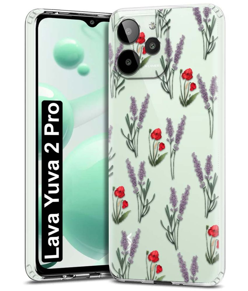     			Fashionury Multicolor Printed Back Cover Silicon Compatible For Lava YUVA 2 Pro ( Pack of 1 )