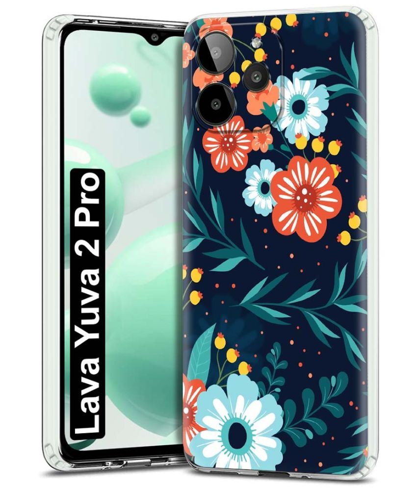     			Fashionury Multicolor Printed Back Cover Silicon Compatible For Lava YUVA 2 Pro ( Pack of 1 )