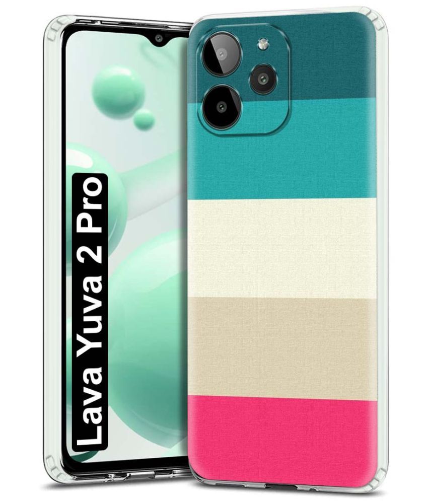     			Fashionury Multicolor Printed Back Cover Silicon Compatible For Lava YUVA 2 Pro ( Pack of 1 )