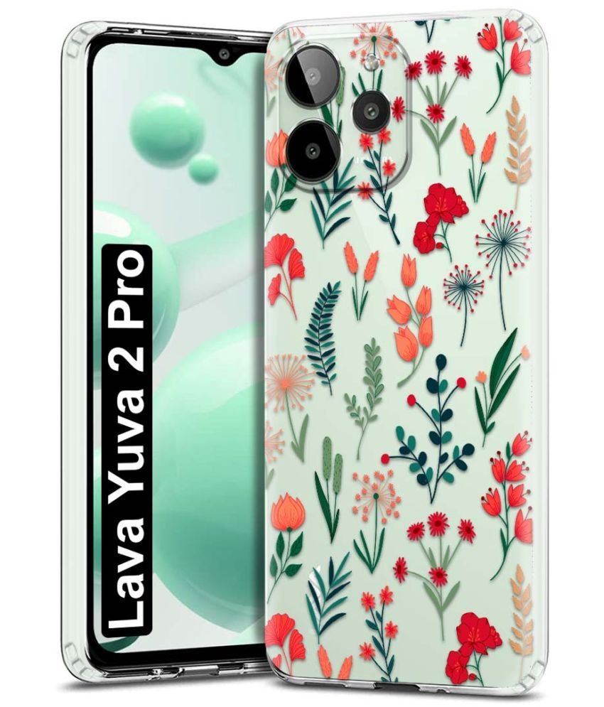     			Fashionury Multicolor Printed Back Cover Silicon Compatible For Lava YUVA 2 Pro ( Pack of 1 )