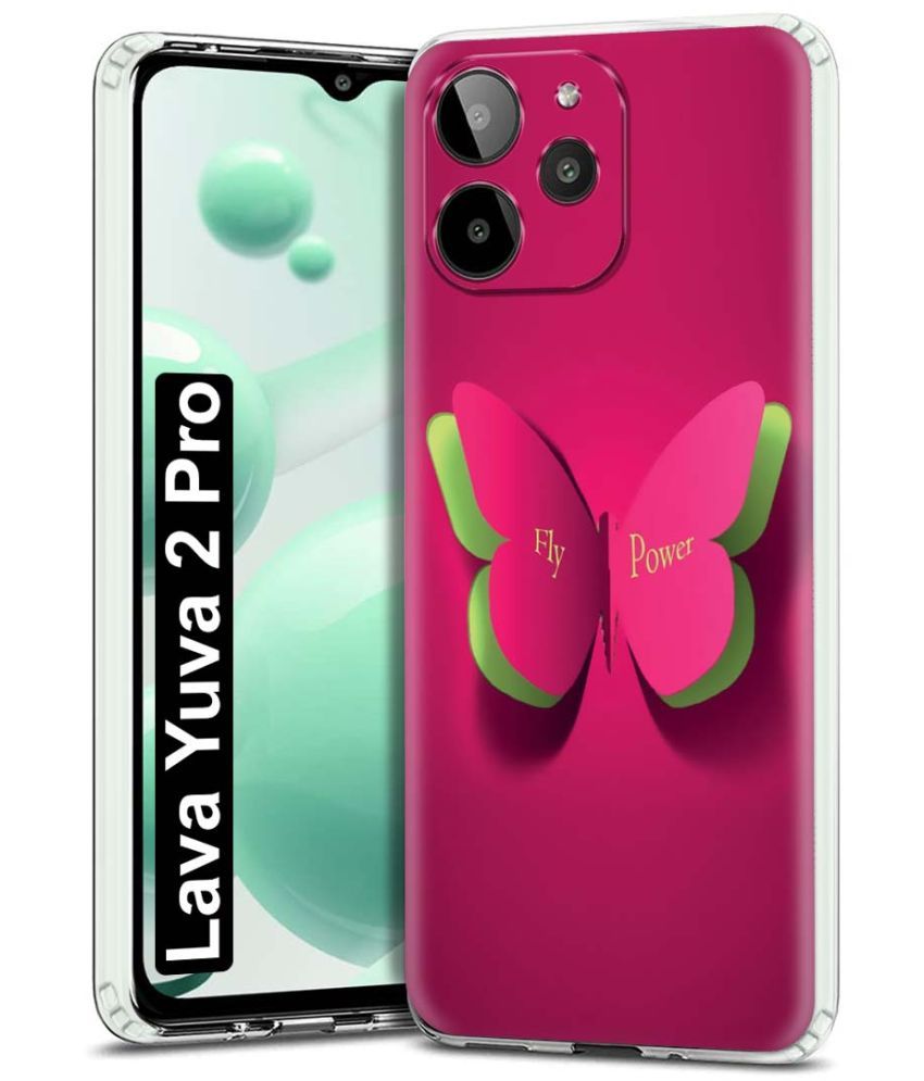     			Fashionury Multicolor Printed Back Cover Silicon Compatible For Lava YUVA 2 Pro ( Pack of 1 )