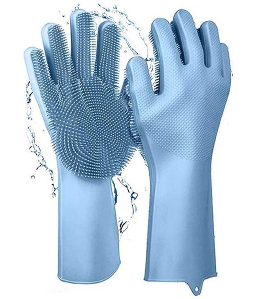     			HOMETALES Multicolor Cleaning Glove For