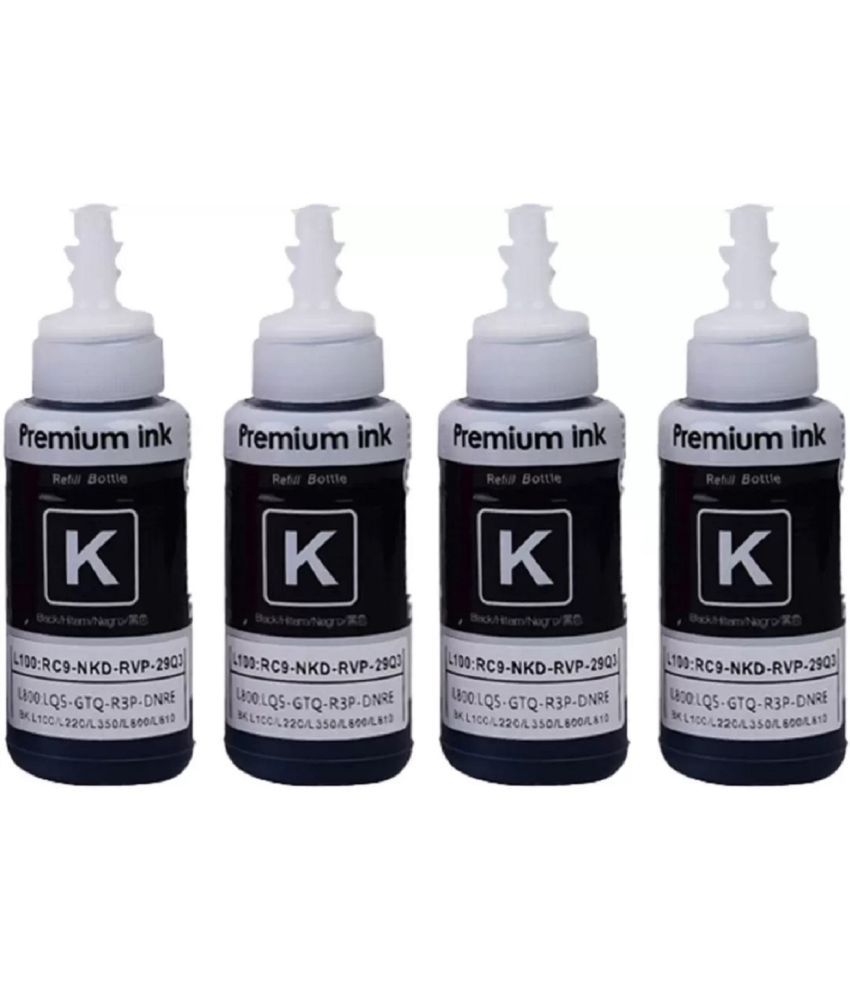     			TEQUO 664 Ink For L130 Black Pack of 4 Cartridge for L220/ L550/ L355/ L110/ L210/ L300/ L360/ L350/ L380/ L100/ L200/ L565/ L555/ L130/ L1300 and more.