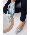 JM Looks Blue Women's Casual Ballerinas