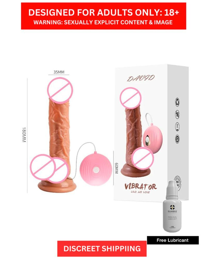     			360 DEGREE ROTATIN MULTI-SPEED FLEXIBLE REALSTIC G-SPOT VIBRATING SUCTION DAVID DILDO BY KNIGHTRIDERS