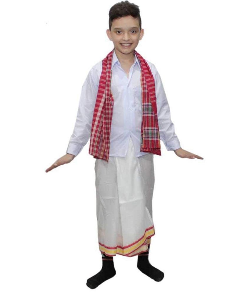     			Kaku Fancy Dresses Indian State Dance Costume Multicolor, for Boys