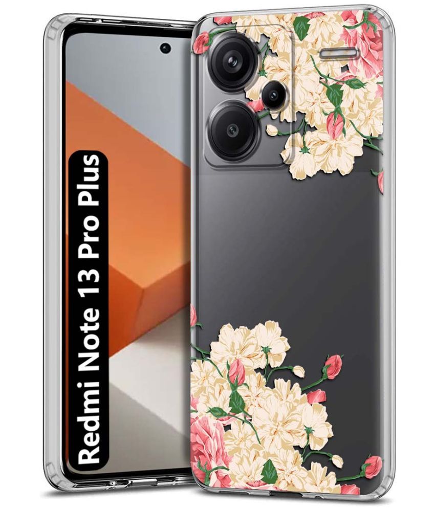     			NBOX Multicolor Printed Back Cover Silicon Compatible For Redmi Note 13 Pro Plus 5G ( Pack of 1 )