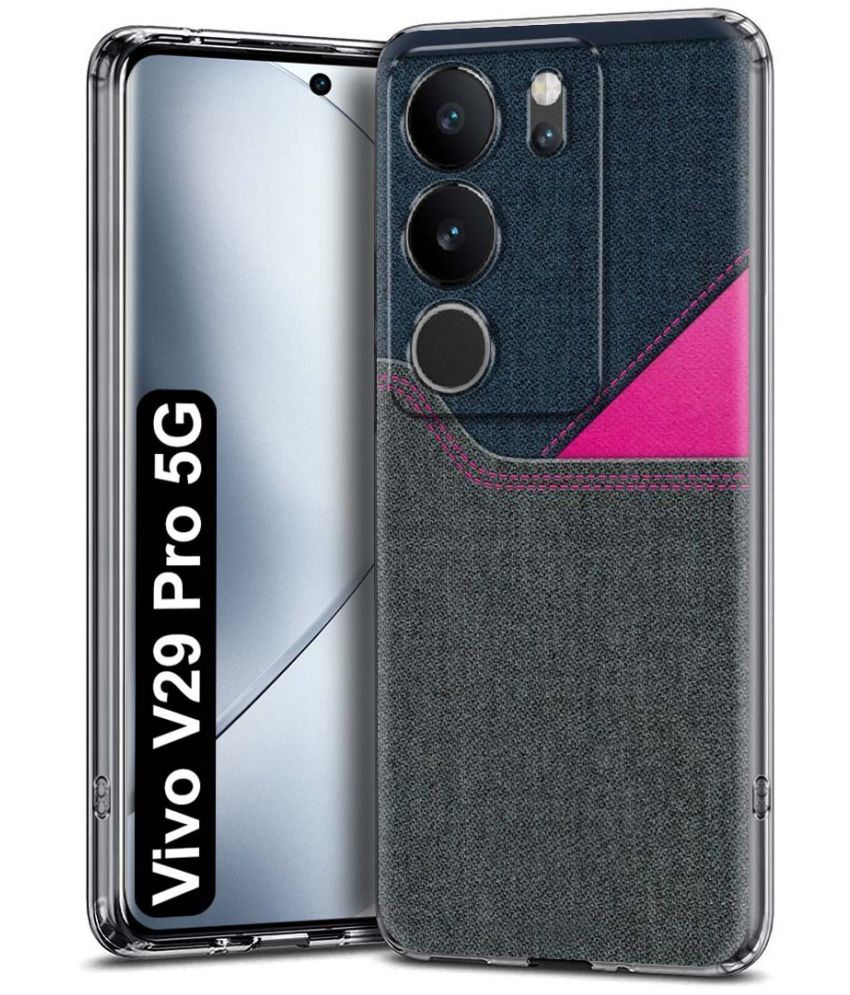     			NBOX Multicolor Printed Back Cover Silicon Compatible For Vivo V29 Pro 5G ( Pack of 1 )