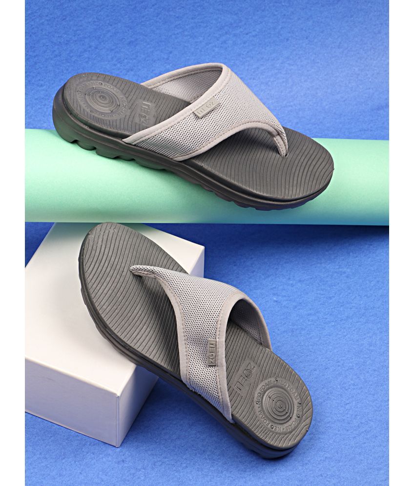     			Neoz Light Grey Women's Flip Flop