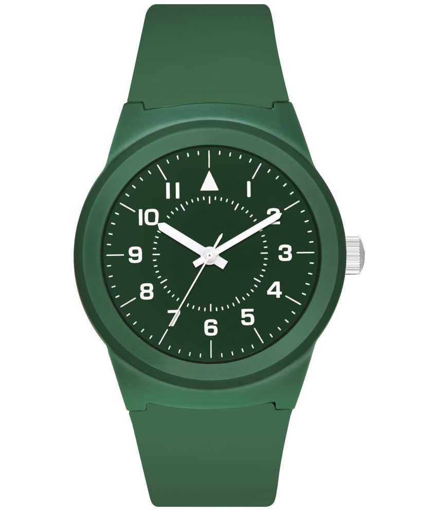     			Newman Green Silicon Analog Men's Watch