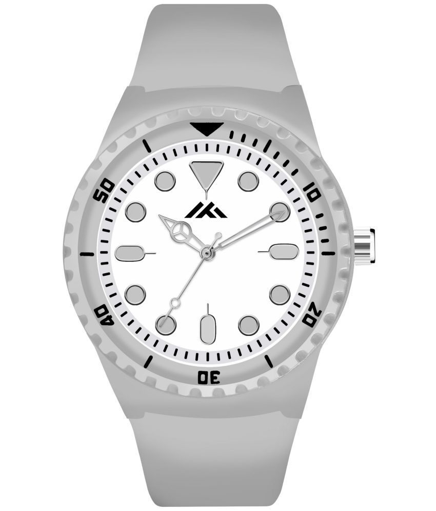     			Newman Light Grey Silicon Analog Men's Watch