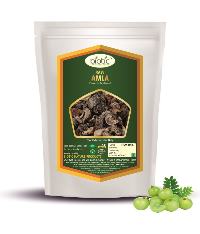     			Biotic Raw Amla Dry - Indian Gooseberry for hair 100 gm