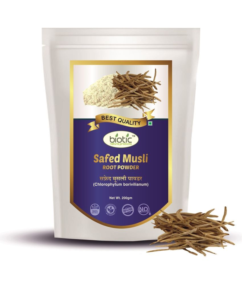     			Biotic Safed Musli Powder - White Musli Powder 200 gm