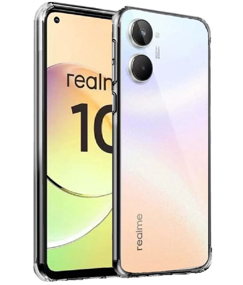     			Bright Traders Plain Cases Compatible For Silicon REALME 10 PRO 5g ( Pack of 1 )