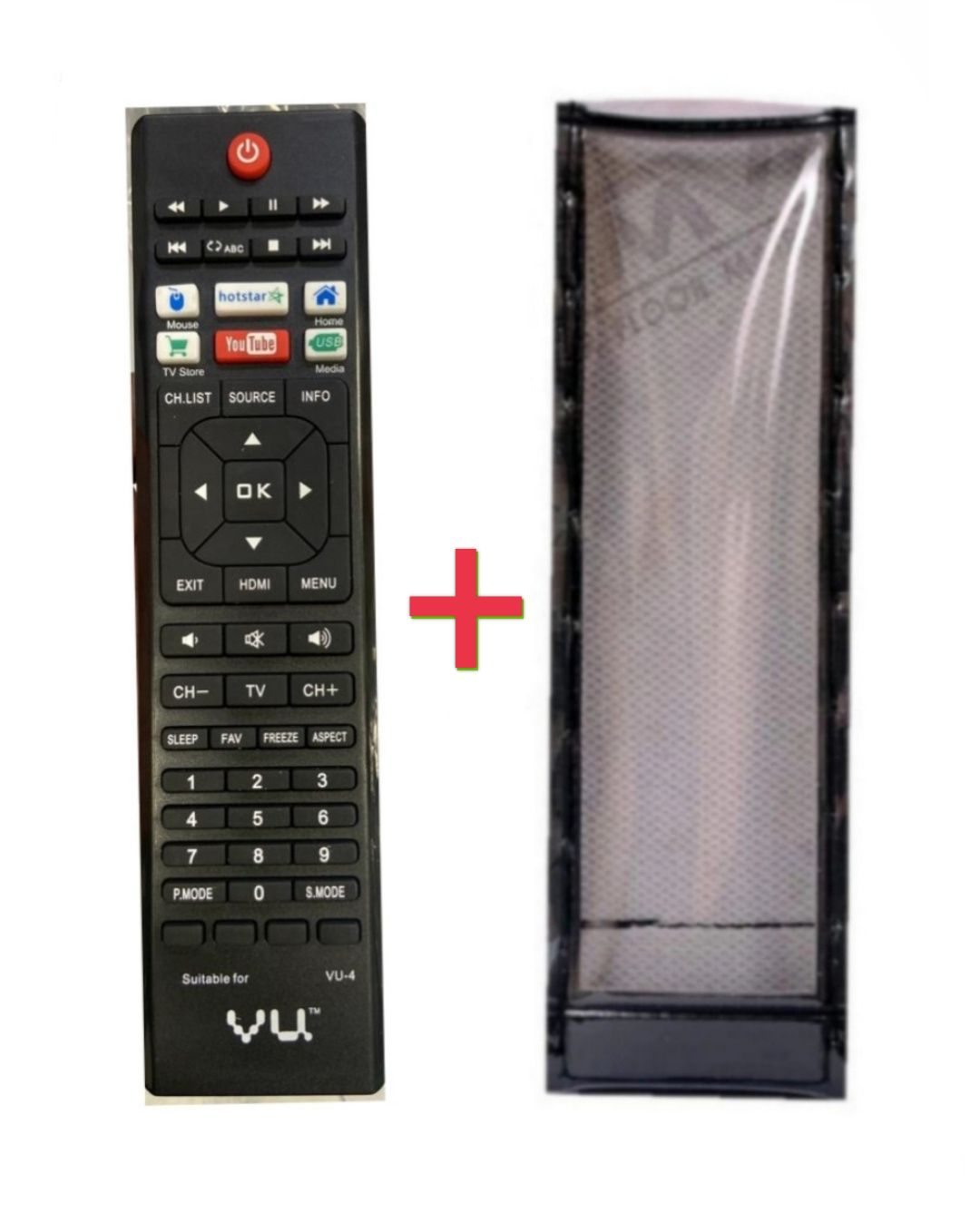     			SUGNESH C-33 New TvR-134  RC TV Remote Compatible with VU Smart led/lcd