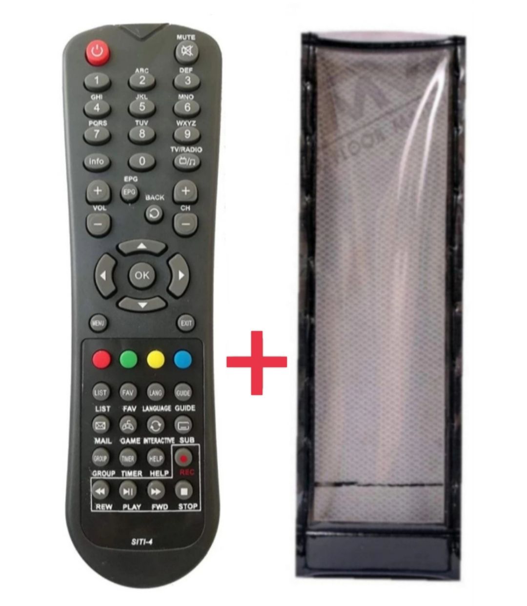     			SUGNESH C-35 New TvR-116  RC TV Remote Compatible with Siti Digital  set top box