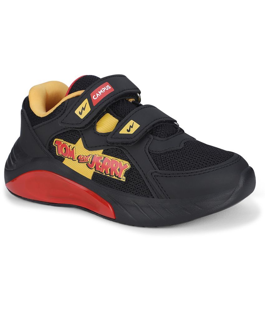     			Campus - Black Boy's Sneakers ( 1 Pair )