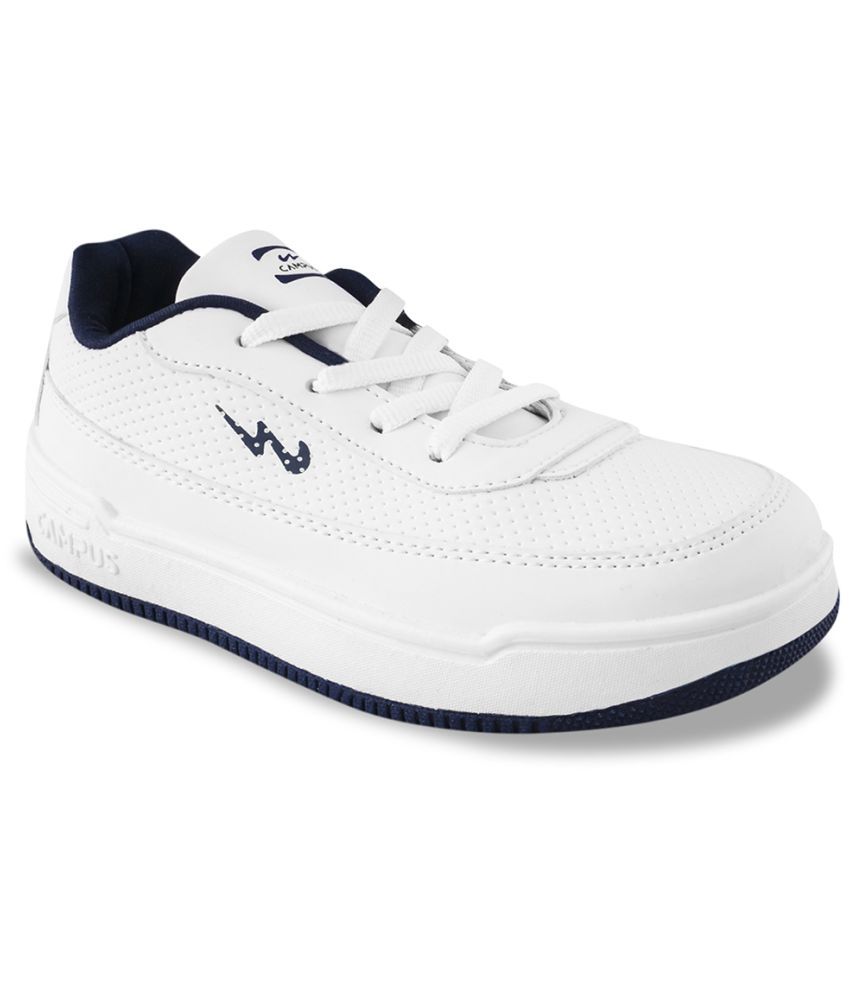     			Campus - White Boy's Sneakers ( 1 Pair )