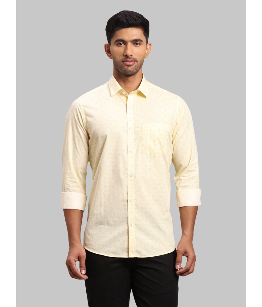     			Colorplus Cotton Regular Fit Full Sleeves Men's Casual Shirt - Yellow ( Pack of 1 )