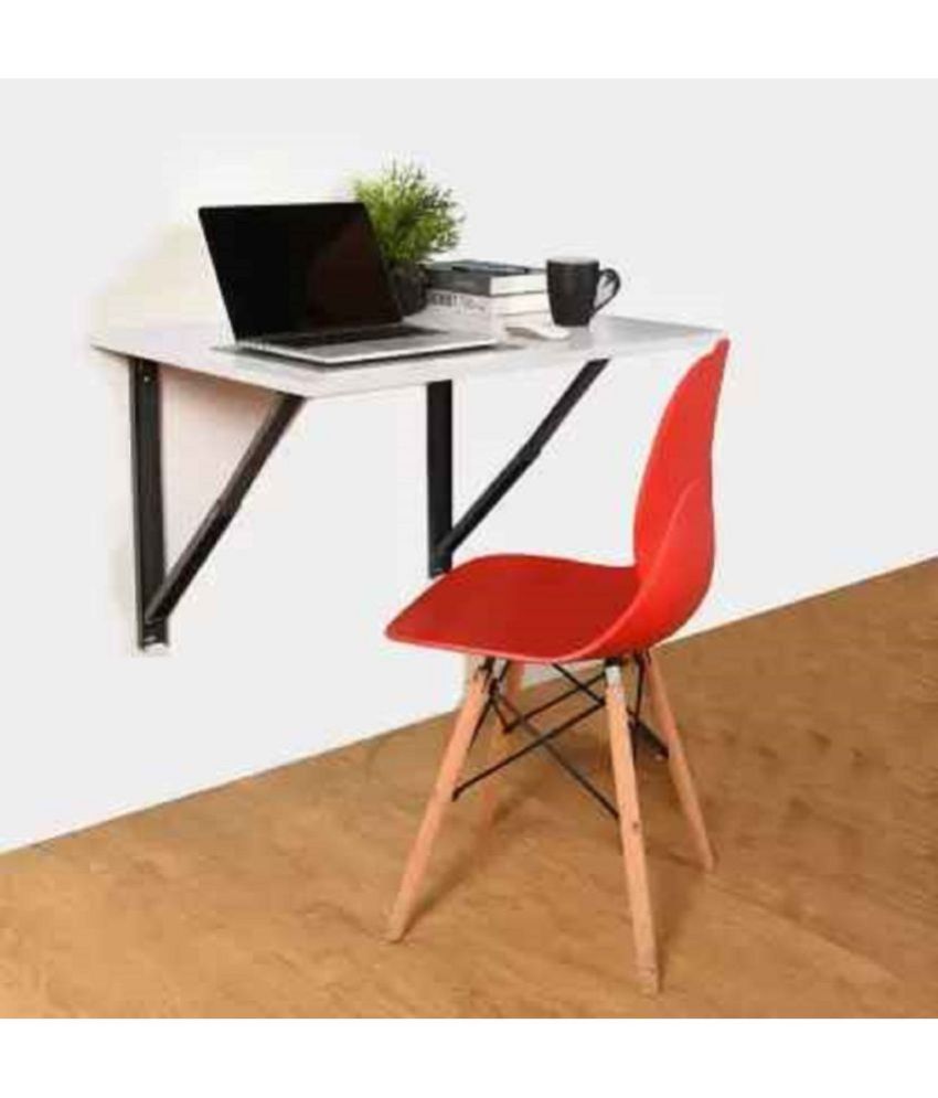     			Hom4u Wall mounting Table Engineered Wood Study Table  (Wall Mounted, Finish Color - Frosty White, DIY(Do-It-Yourself))