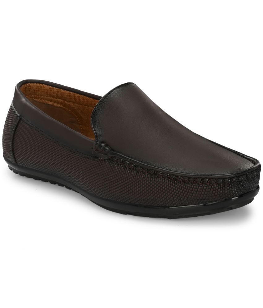     			ShoeRise Brown Men's Slip on