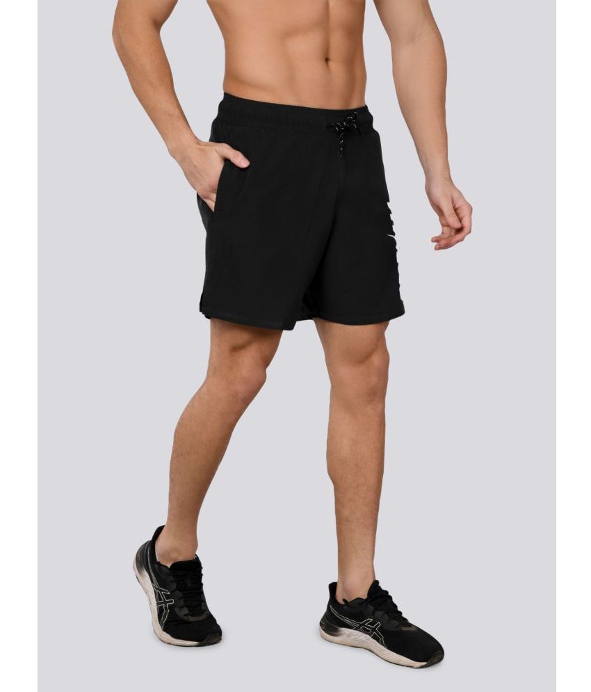     			FITNETIC Grey Polyester Men's Shorts ( Pack of 1 )