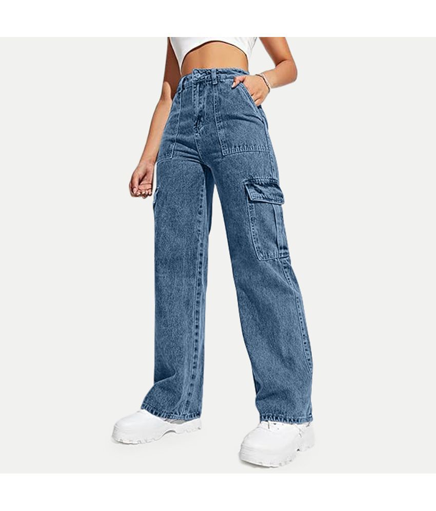     			Radprix - Light Blue Denim Regular Fit Women's Jeans ( Pack of 1 )