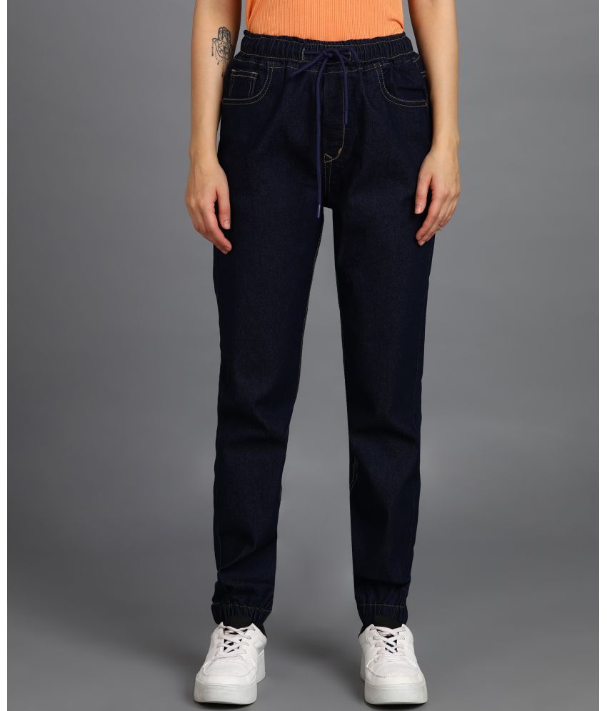     			Urbano Fashion - Navy Blue Denim Slim Fit Women's Jeans ( Pack of 1 )