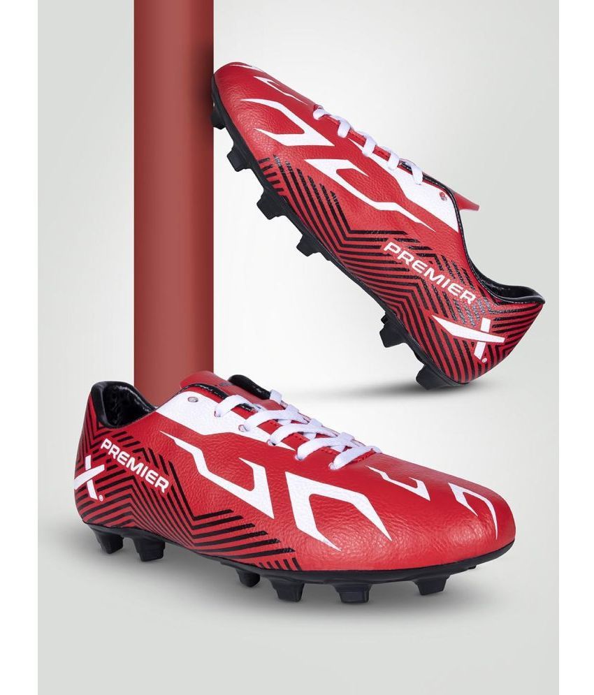    			Vector X Red Football Shoes