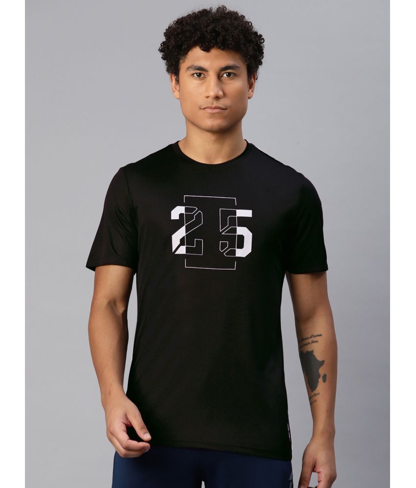     			Alcis Black Polyester Slim Fit Men's Sports T-Shirt ( Pack of 1 )