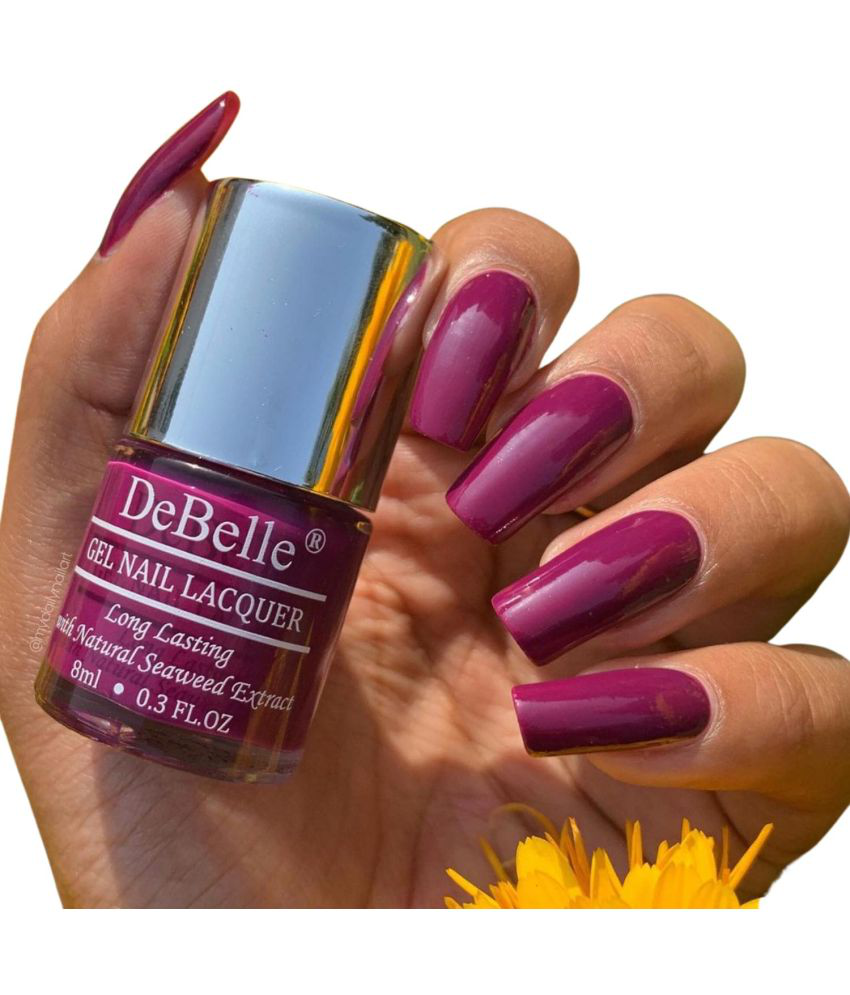    			DeBelle Purple Glossy Nail Polish 8 ( Pack of 1 )