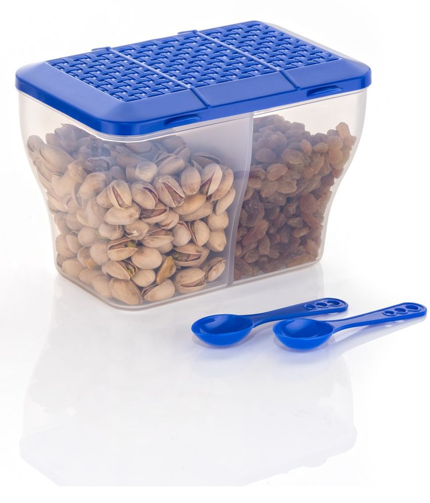    			FIT4CHEF Dry Fruit Container PET Blue Multi-Purpose Container ( Set of 1 )