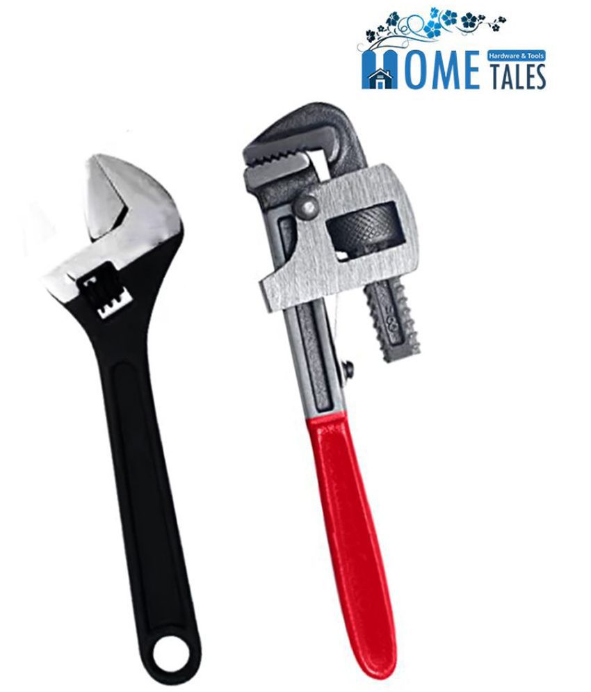     			HOMETALES Pipe Wrench Set of 2 Pc