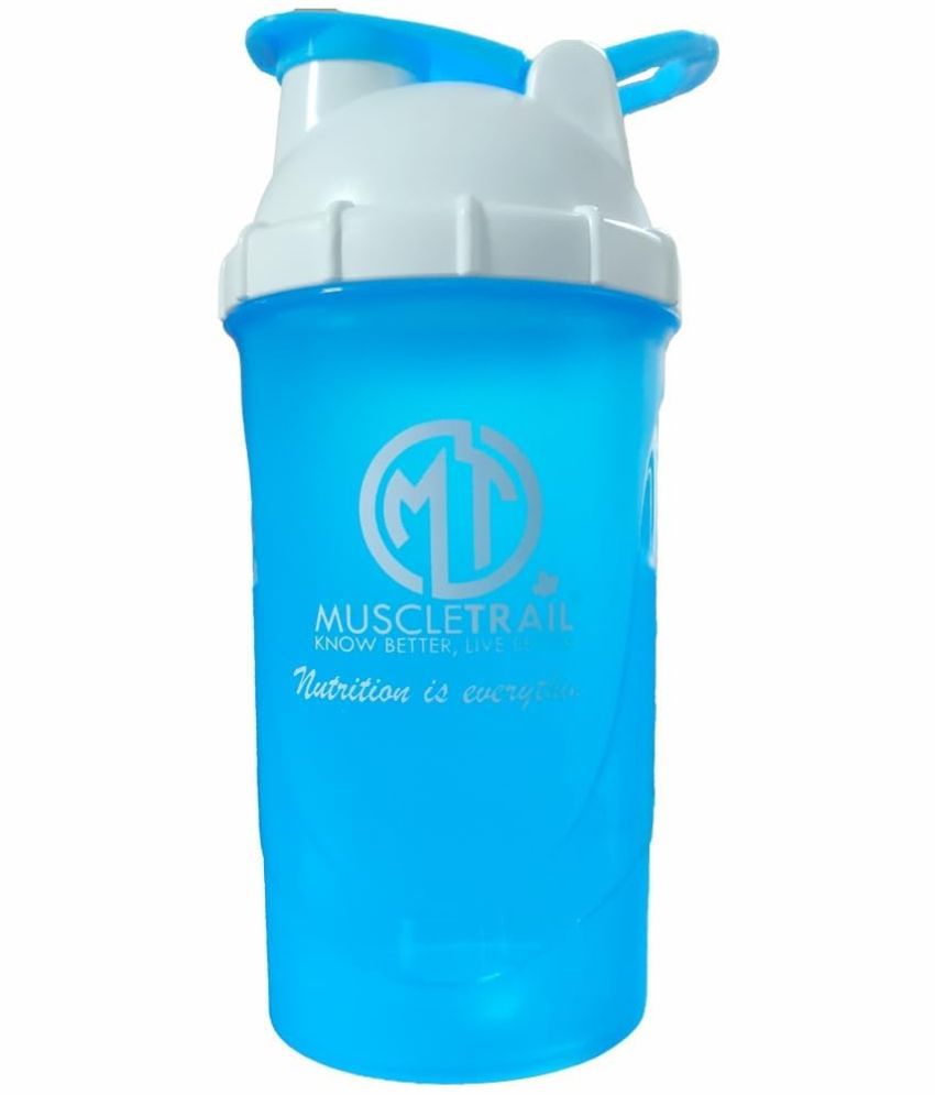     			Muscle Trail Plastic Blue 600 mL Shaker ( Pack of 1 )