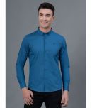 Red Tape Cotton Blend Regular Fit Solids Full Sleeves Men's Casual Shirt - Blue ( Pack of 1 )