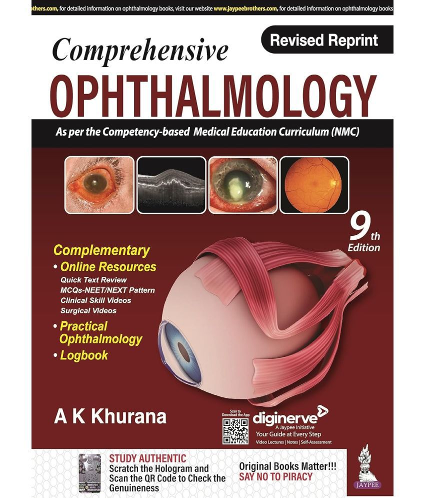     			Comprehensive Ophthalmology With Ophthalmology Logbook Plus Practical Ophthalmology
