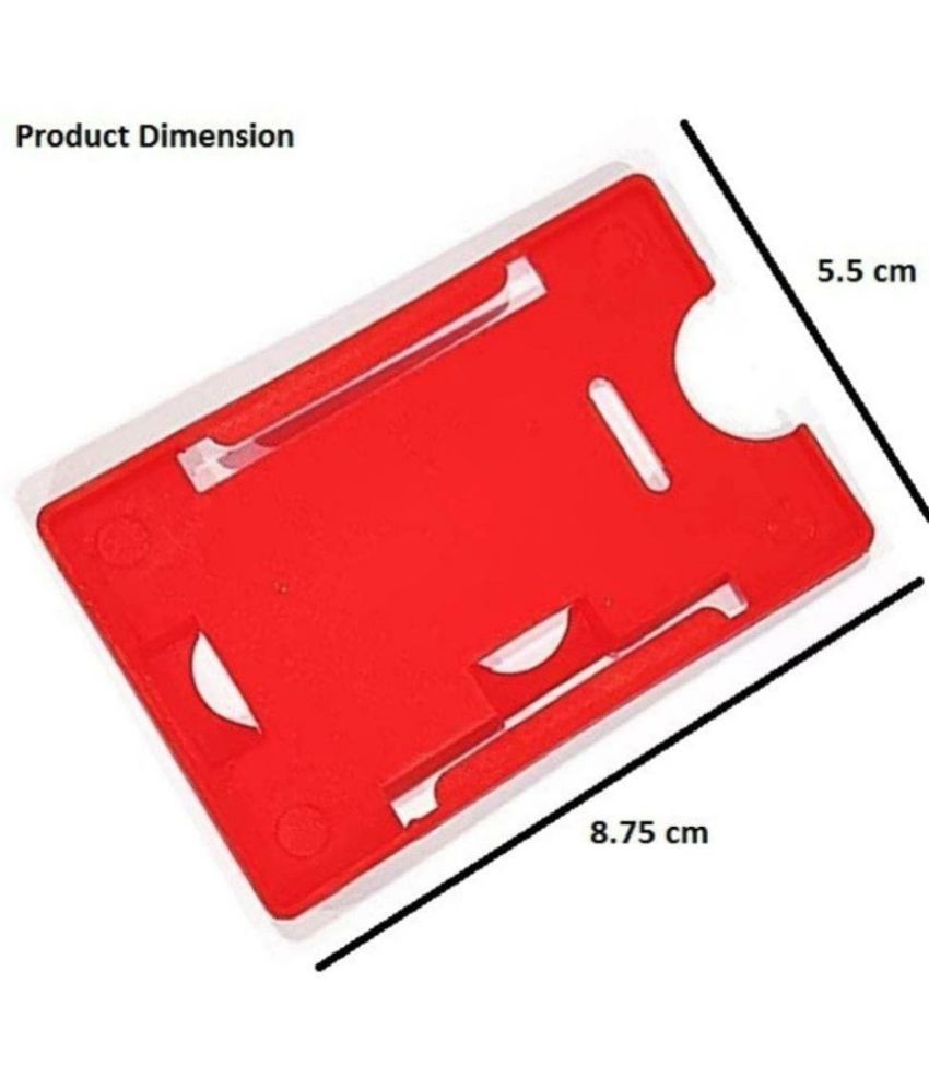     			Dey 's stationery store Plastic Card Holder ( Pack 3 )