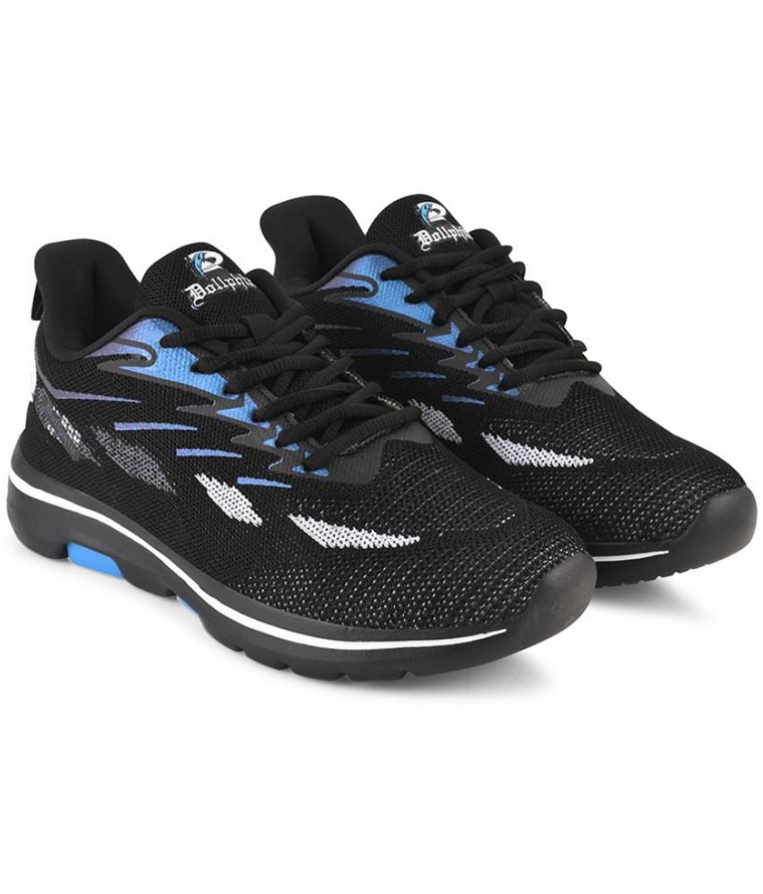     			Dollphin RIDER-797-BLACK-BLUE Black Men's Sports Running Shoes
