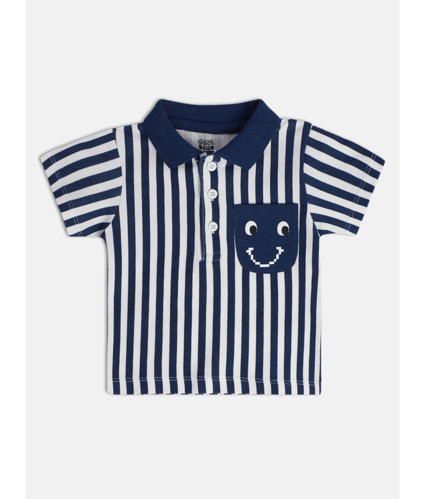     			MINI KLUB Blue Baby Boy Polo T-Shirt ( Pack of 1 )