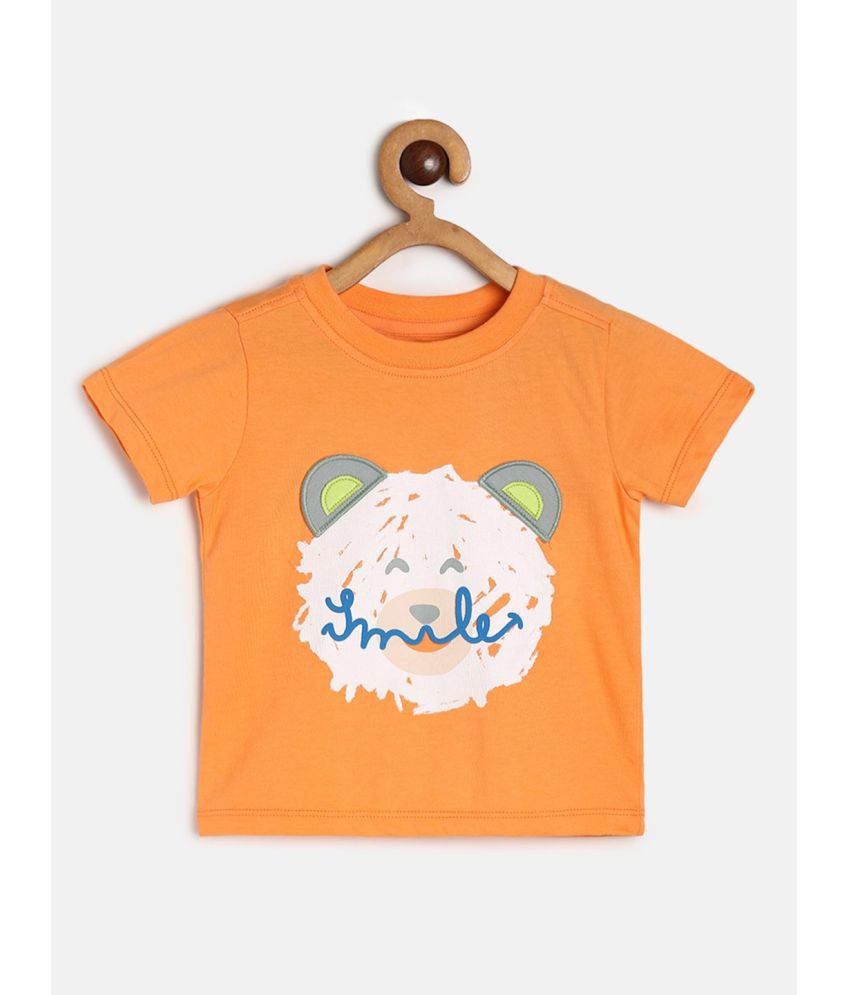     			MINI KLUB Orange Baby Boy T-Shirt ( Pack of 1 )