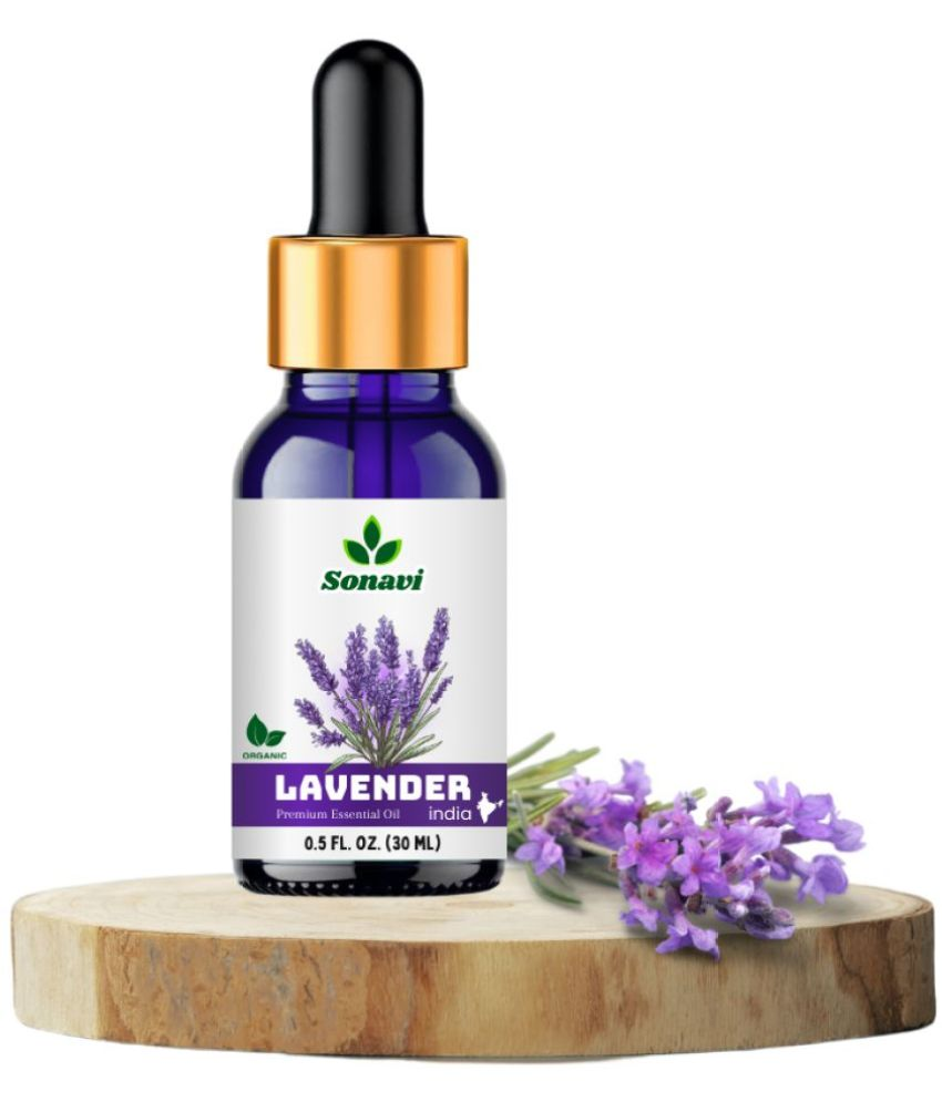     			Sonavi Lavender Stress Relief Essential Oil Green With Dropper 30 mL ( Pack of 1 )