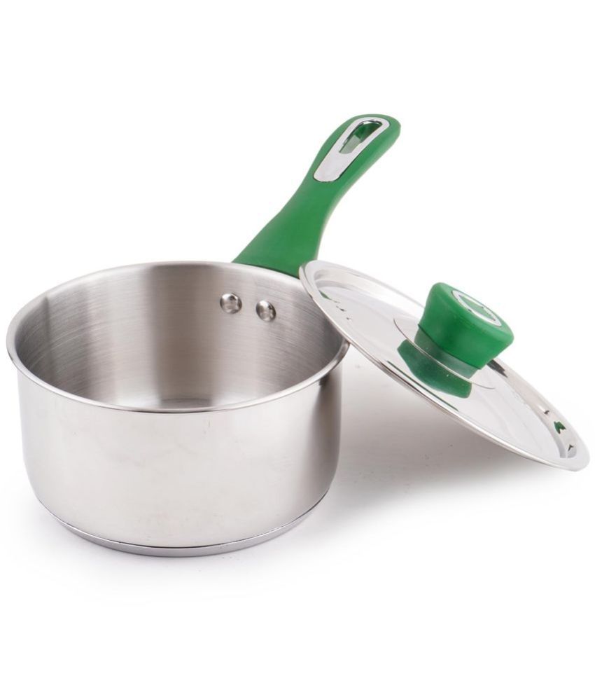     			The Indus Valley Sauce Pan-5.9inch Stainless Steel No Coating Sauce Pan ( Pack of 1 )