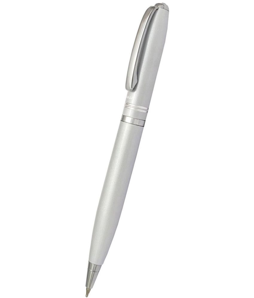     			UJJi Two Ring White Color Twist On & Off (Blue Ink) Ball Pen