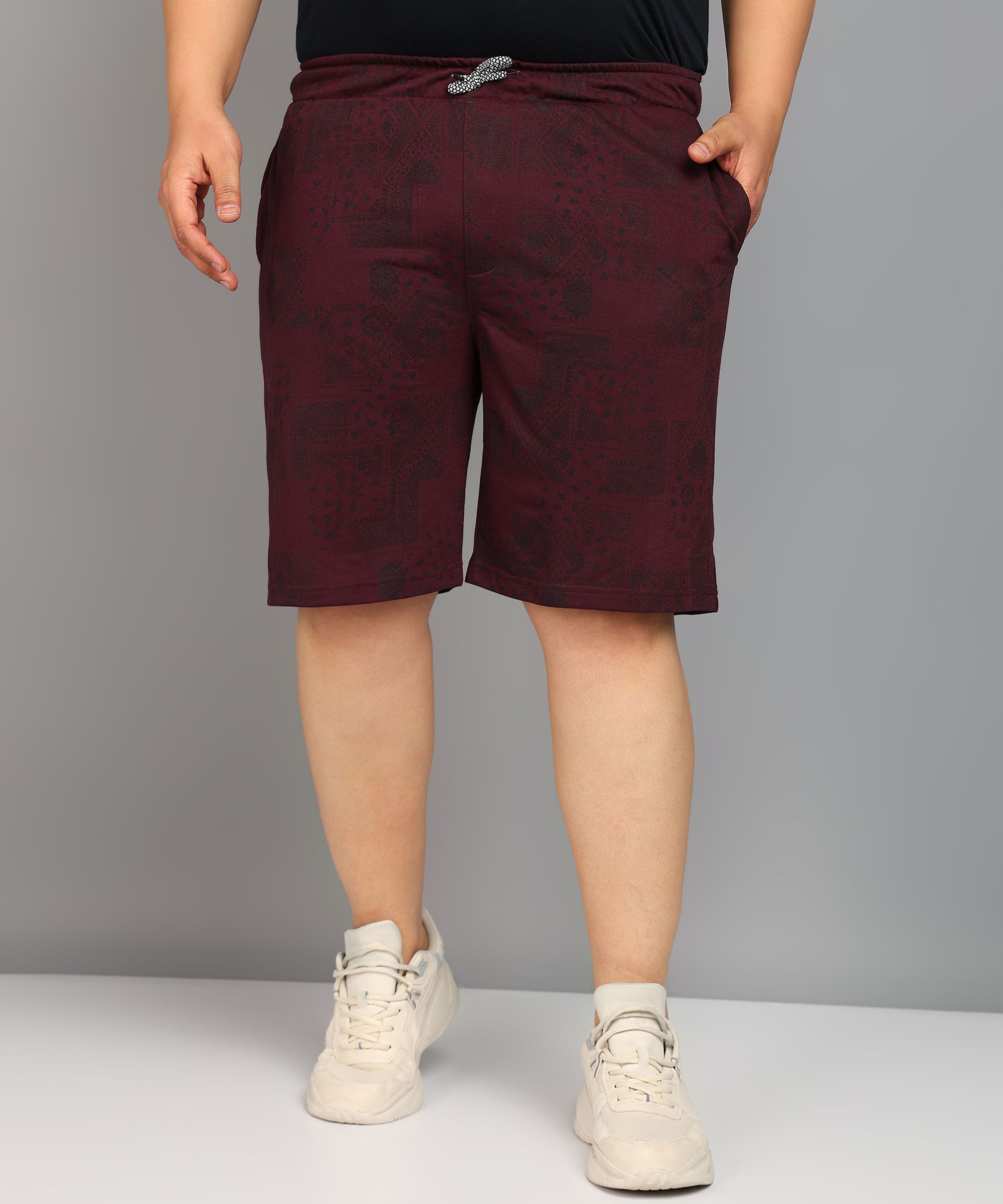     			XFOX Wine Blended Men's Shorts ( Pack of 1 )