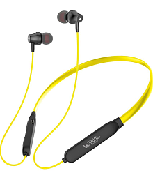 UBON BT 5200 Bluetooth Bluetooth Neckband On Ear 20 Hours Playback Active Noise cancellation IPX4(Splash &amp; Sweat Proof) Yellow
