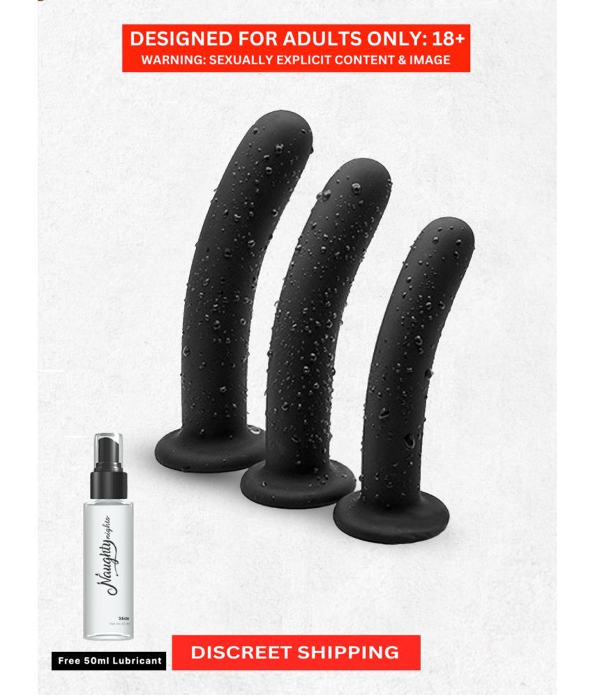     			Anal Dildo Set with Suction Cup- 3 Best Anal Dildo Fit for all Size | Waterproof and Reusable