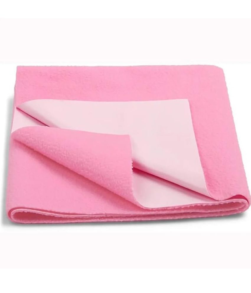     			Lissa Care Pink Blended Bed Protector Sheet ( Pack of 1 )